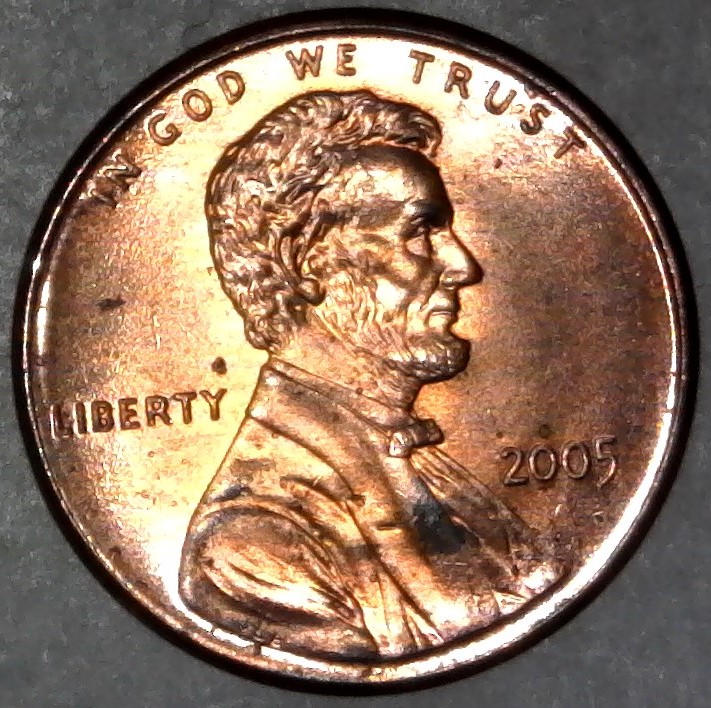 2005-P-Lincoln-Memorial-Cent-With-Decent-Column-Bar-DDR-Right-Side